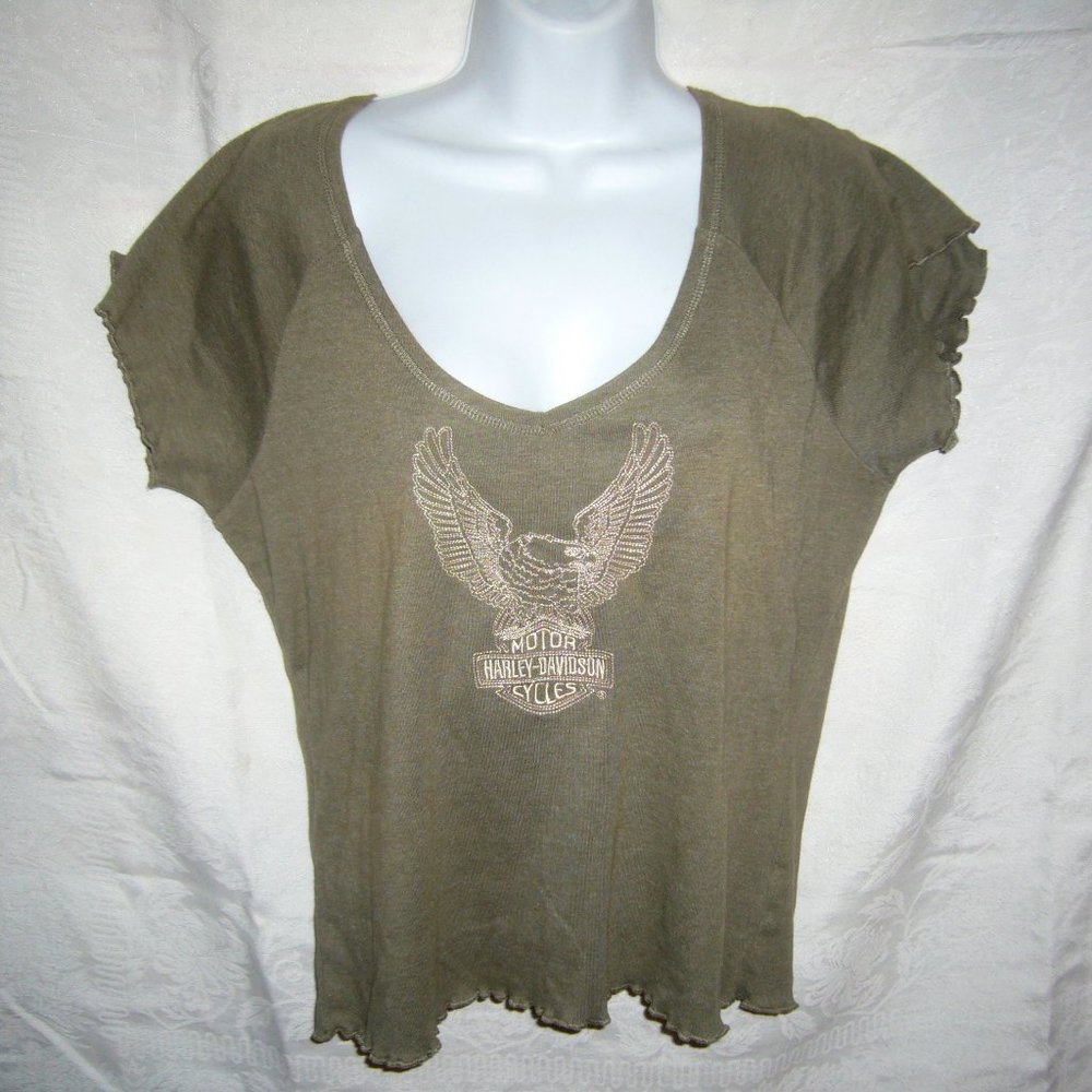 Harley Davidson deep V shirt
